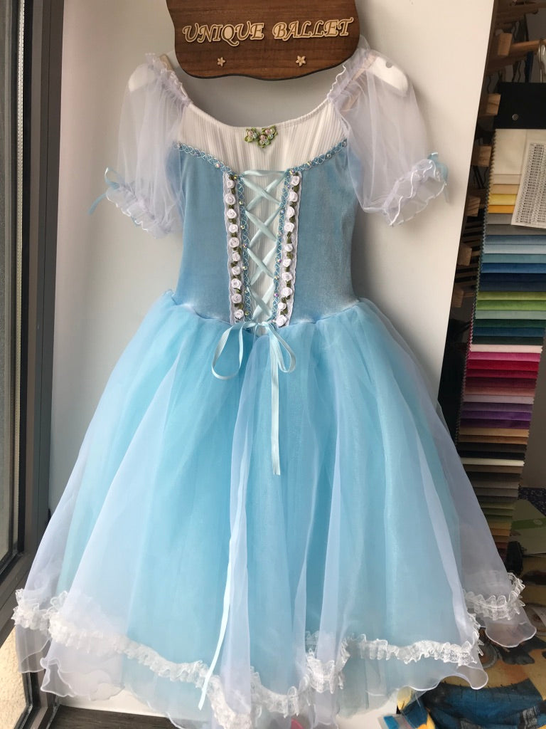 Giselle Romantic Ballet TuTu Costume Light Blue La Fille Mal Gardée Pe – UniqueBallet