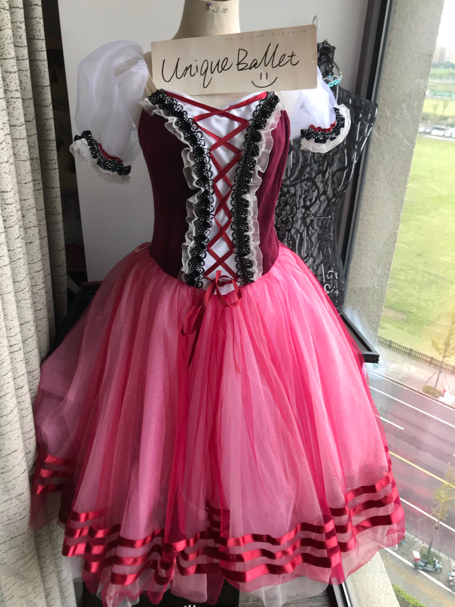 Giselle Romantic Ballet TuTu Costume Peach Pink La Fille Mal Gardée Lo –  UniqueBallet