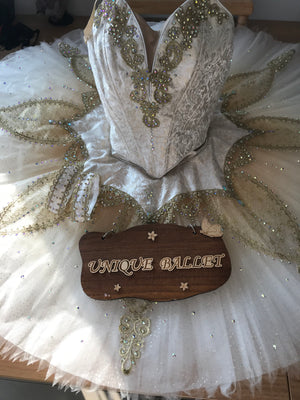 High-end French Style Professional Sylvia Sugar Plumy Fairy Sleeping Beauty Paquita Esmeralda Classical Ballet TuTu Costume For YAGP Competition Costume