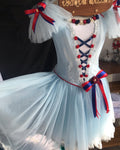 High-end 2 Pieces Professional Flame Of Paris Ballet Romantic Tutu Dress YAGP TuTu Costume- DOFLPZZ2P