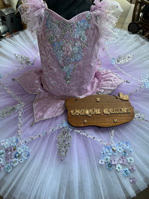 Professional Sleeping Beauty Lilac Fairy Classic Ballet TuTu Costume With Hooks-DFCLLCFRYPRNT