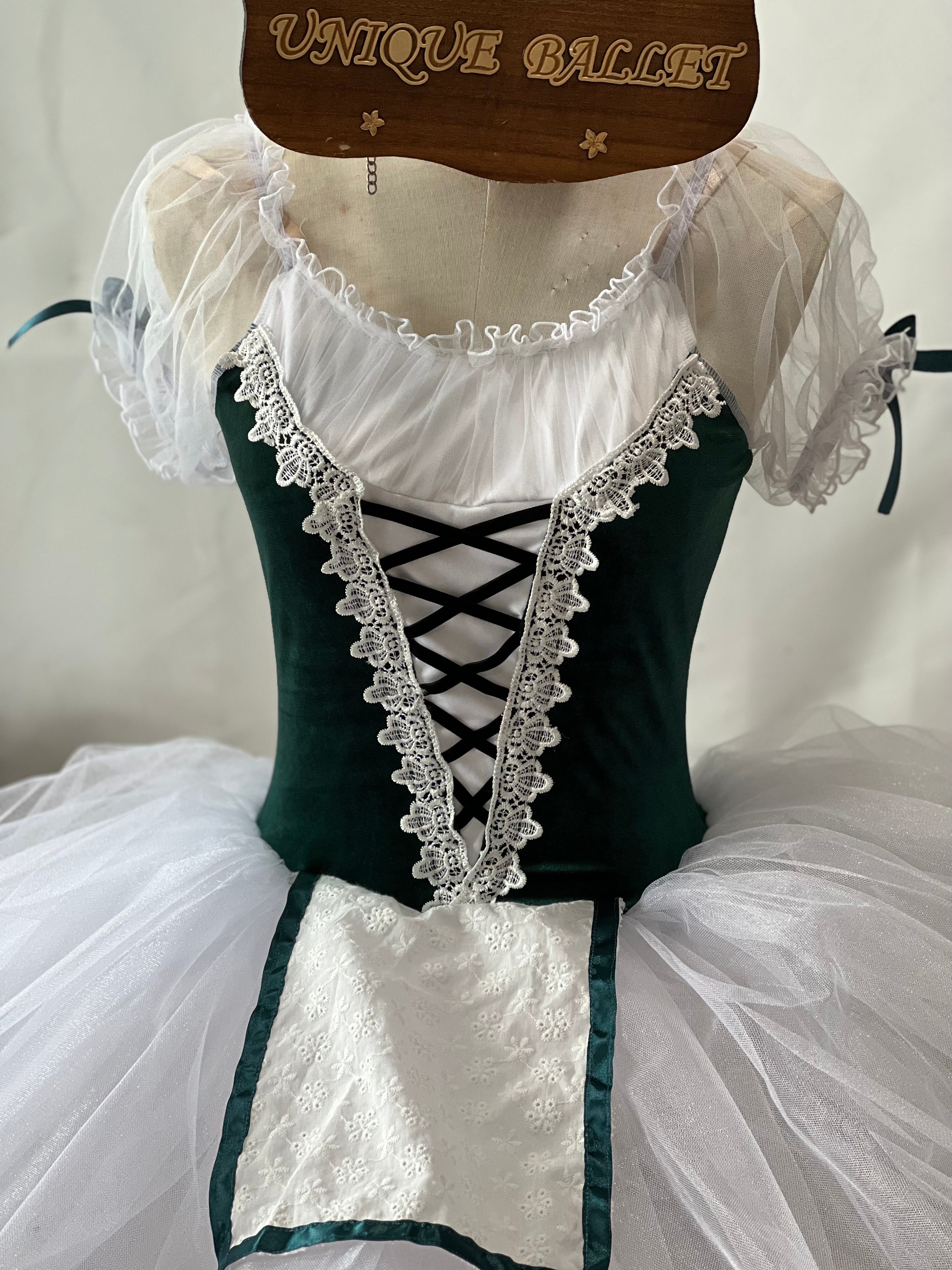 Giselle Romantic Ballet TuTu Costume Royal Blue Green Red Yellow Long Peasant Ballet Dress -RYLGSL01