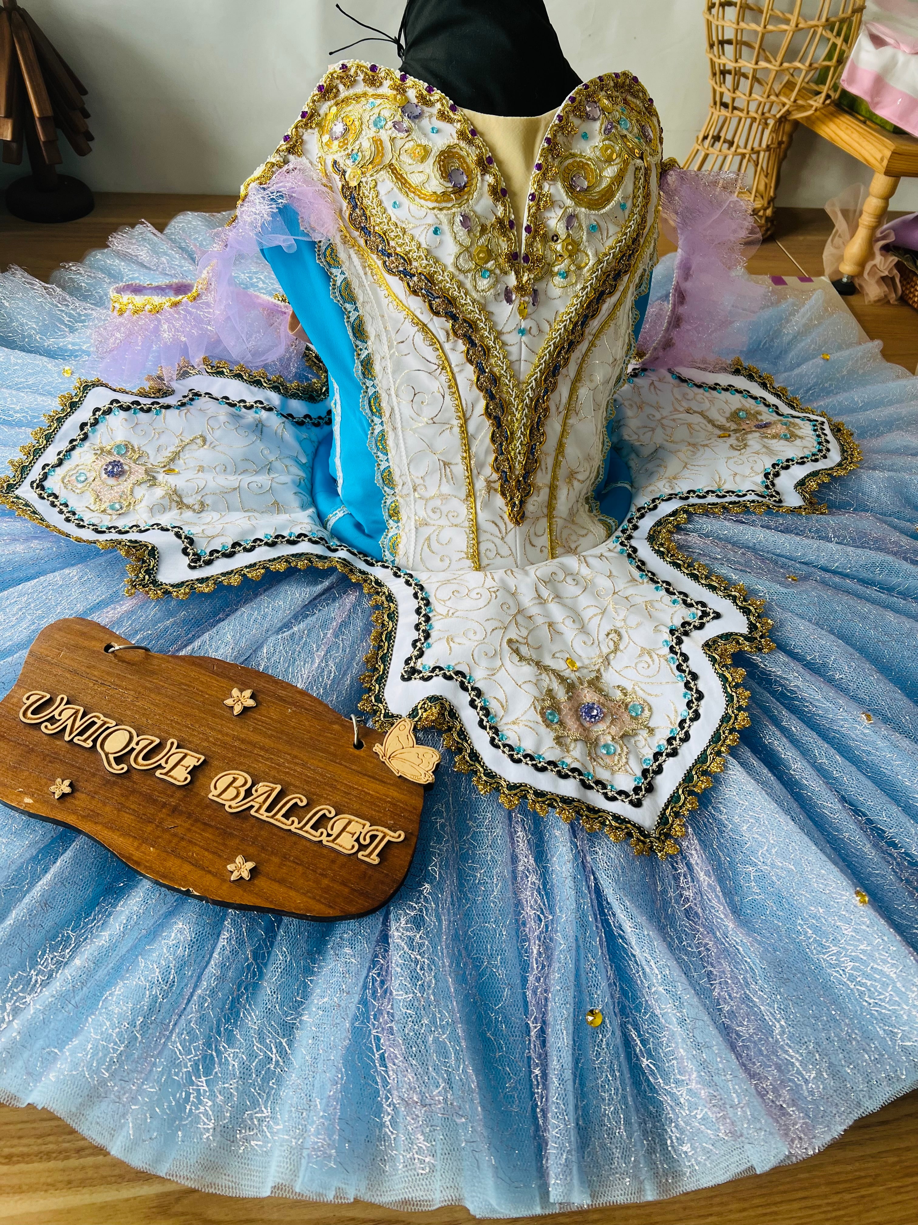 Professional Sleeping Beauty Blue Bird Princess Florine Princess Balle –  UniqueBallet