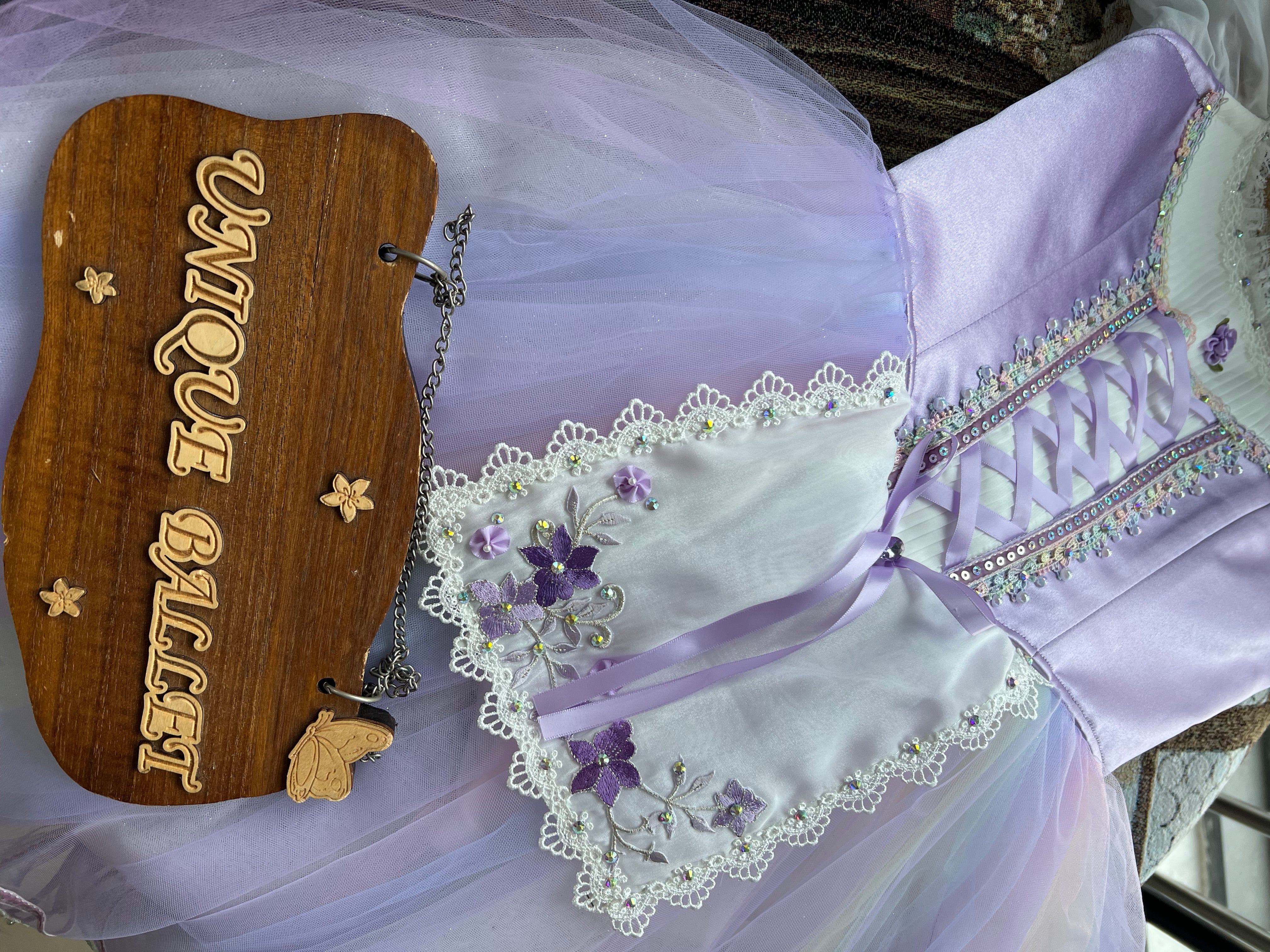 Professional Lilac Purple La  Fille Ma Gardée Giselle Peasant Ballet Long Romantic Tutu Dress YAGP TuTu Costume -RDFLLCGSL