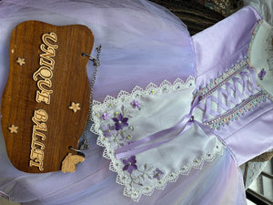 Professional Lilac Purple La  Fille Ma Gardée Giselle Peasant Ballet Long Romantic Tutu Dress YAGP TuTu Costume -RDFLLCGSL