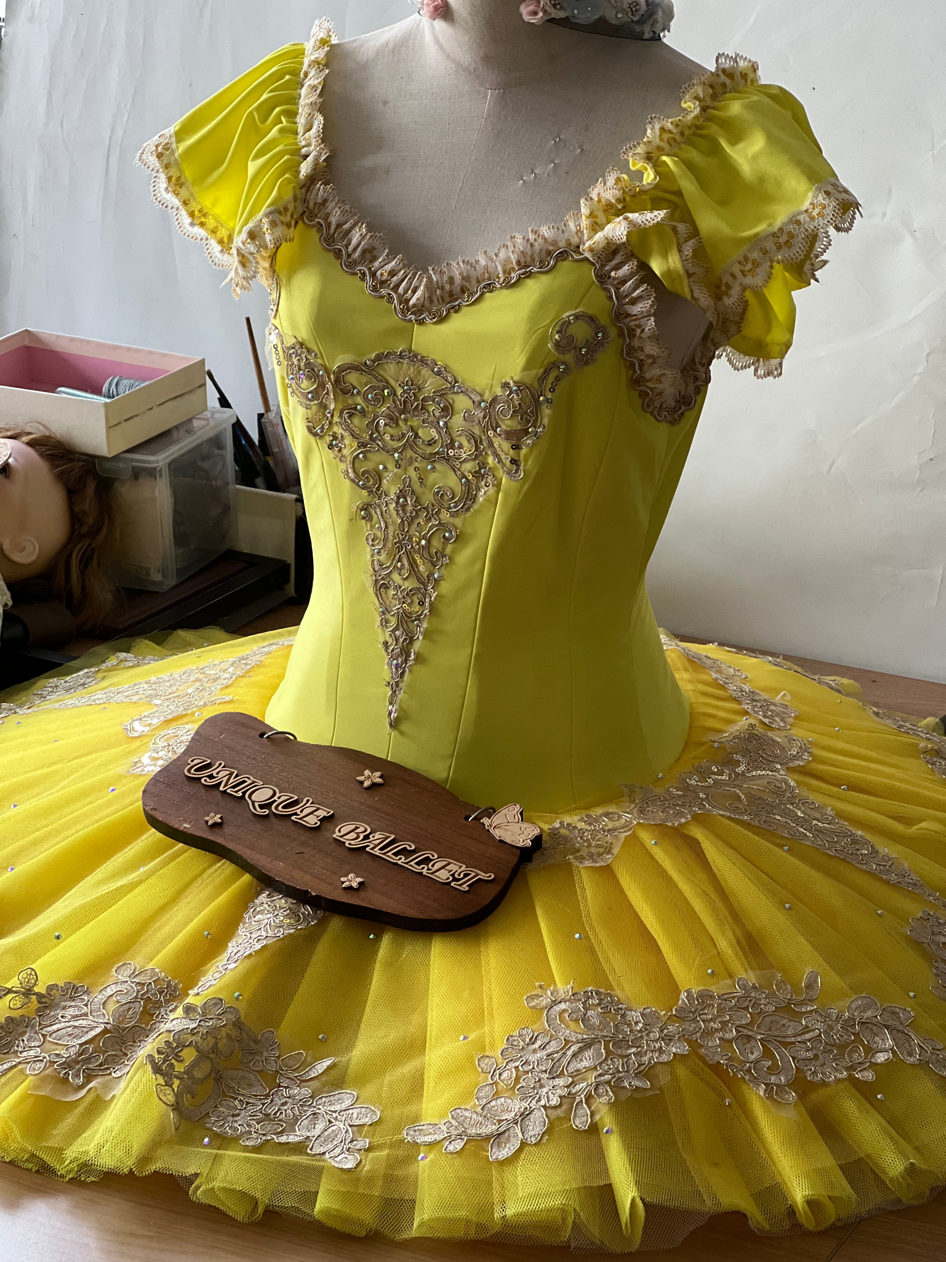 Sample Discount** Professional Yellow Beauty and The Beast Classic B UniqueBallet Sample Discount** Professional Yellow Beauty and The Beast Classic B UniqueBallet