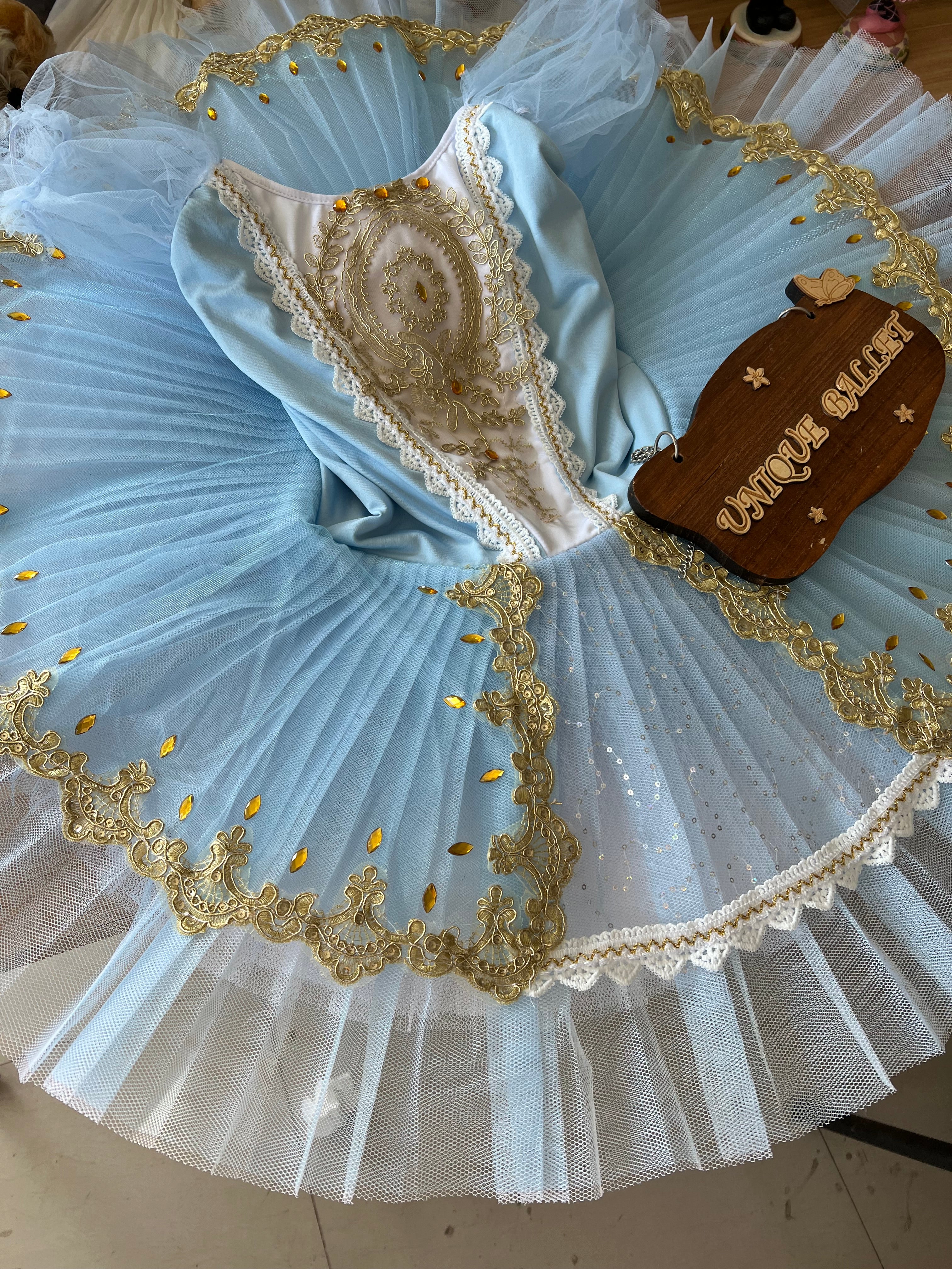 Baby Blue Princess  Classic Ballet TuTu Costume (Unprofessional)-5CBLUPRNCE