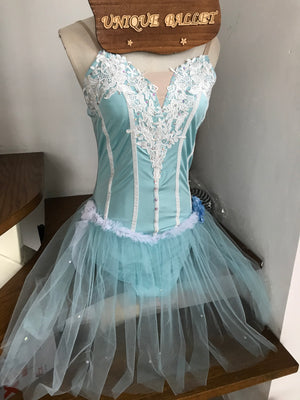 Blue Dewdrop Nutcracker Lyrical Ballet Costume Modern Ballet Dress Stage Wear -YLLDEWBLU