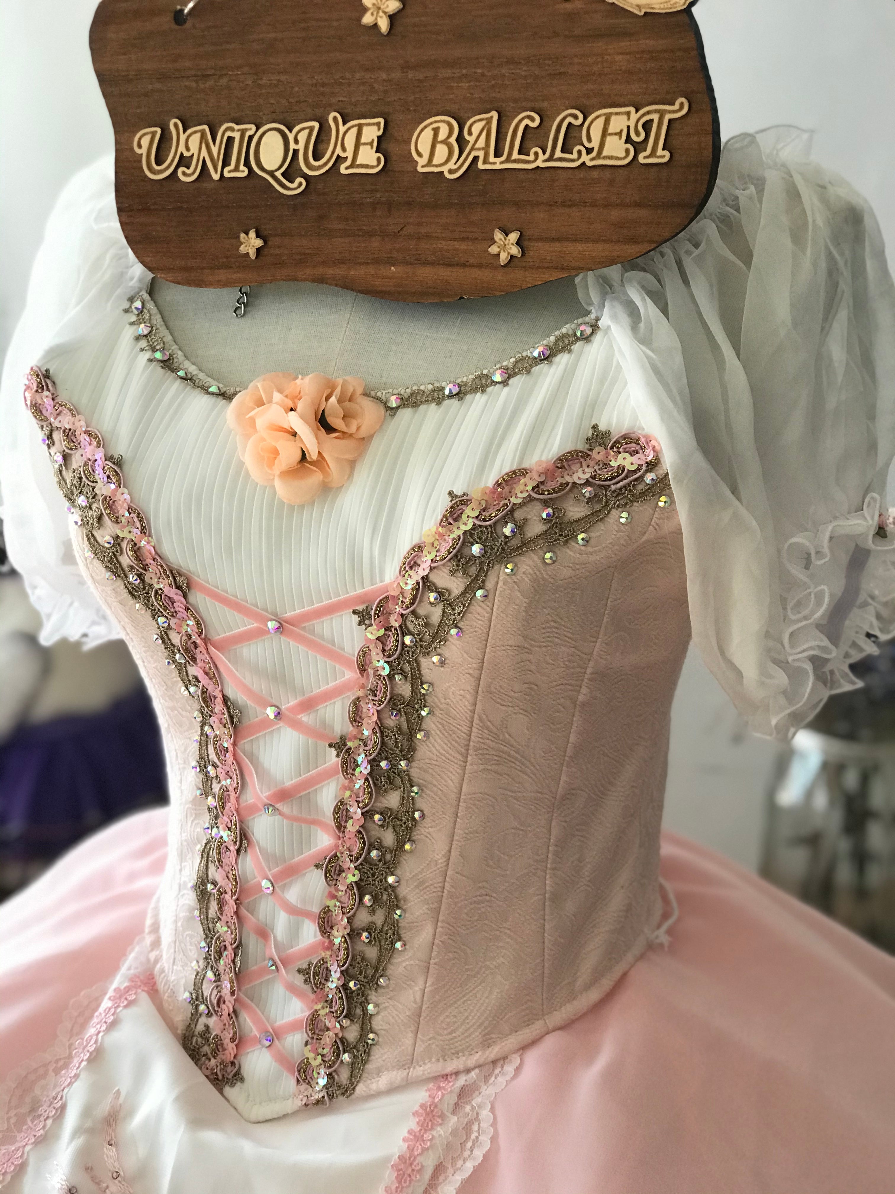 Professional Light Pink Ballet Romantic Tutu Costume For Swanhilda Coppelia La Vivandiere Variation Stage Dance-wear With Hooks -RYLPNKCOPL