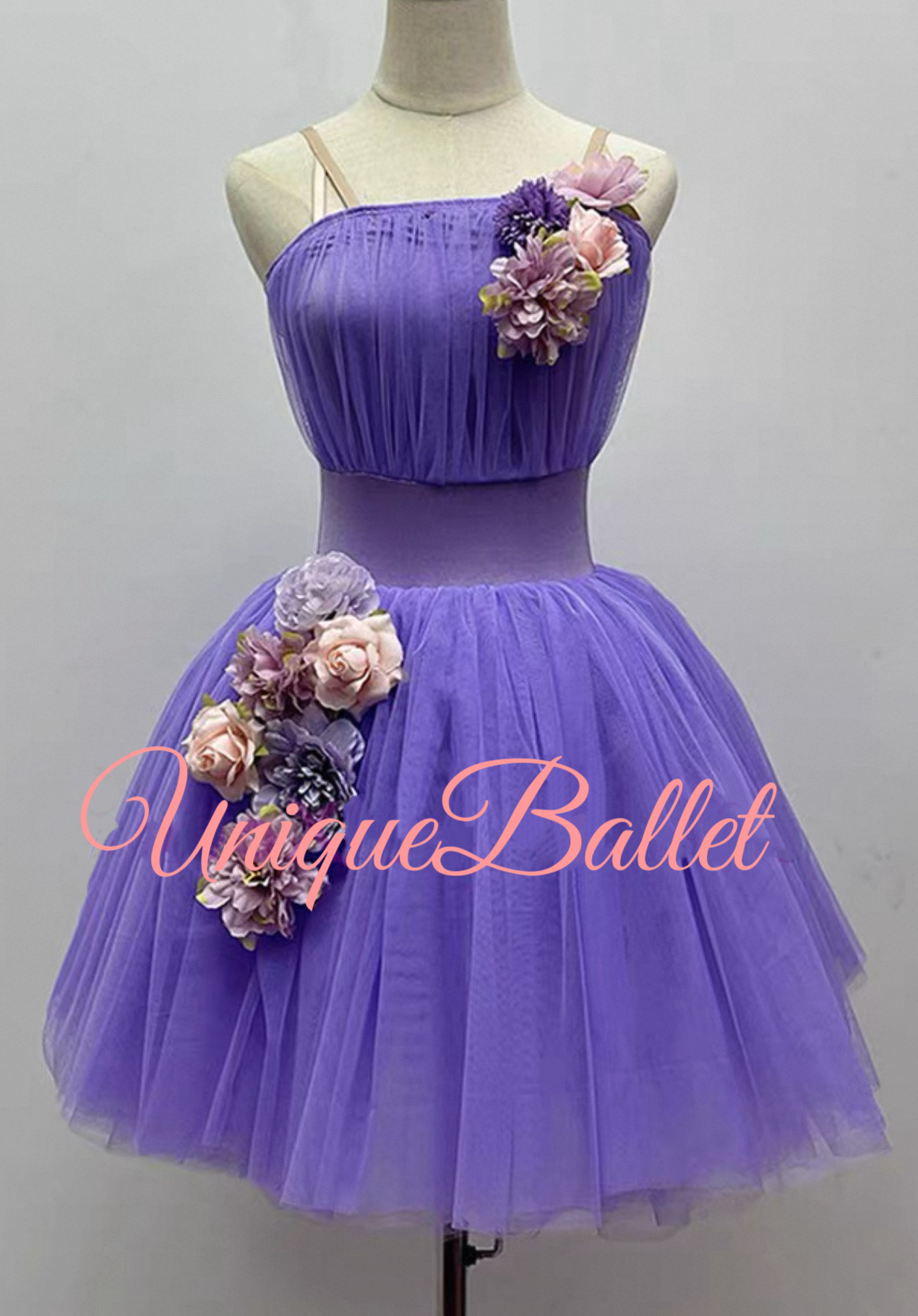 Don Quixote The Dream Forest  Kingdom of the Dryads Nutcracker Waltz of the flowers Purple Pull On Style Ballet Corps Romantic Bell TuTu Costume- RYLDKPURPLDRYD