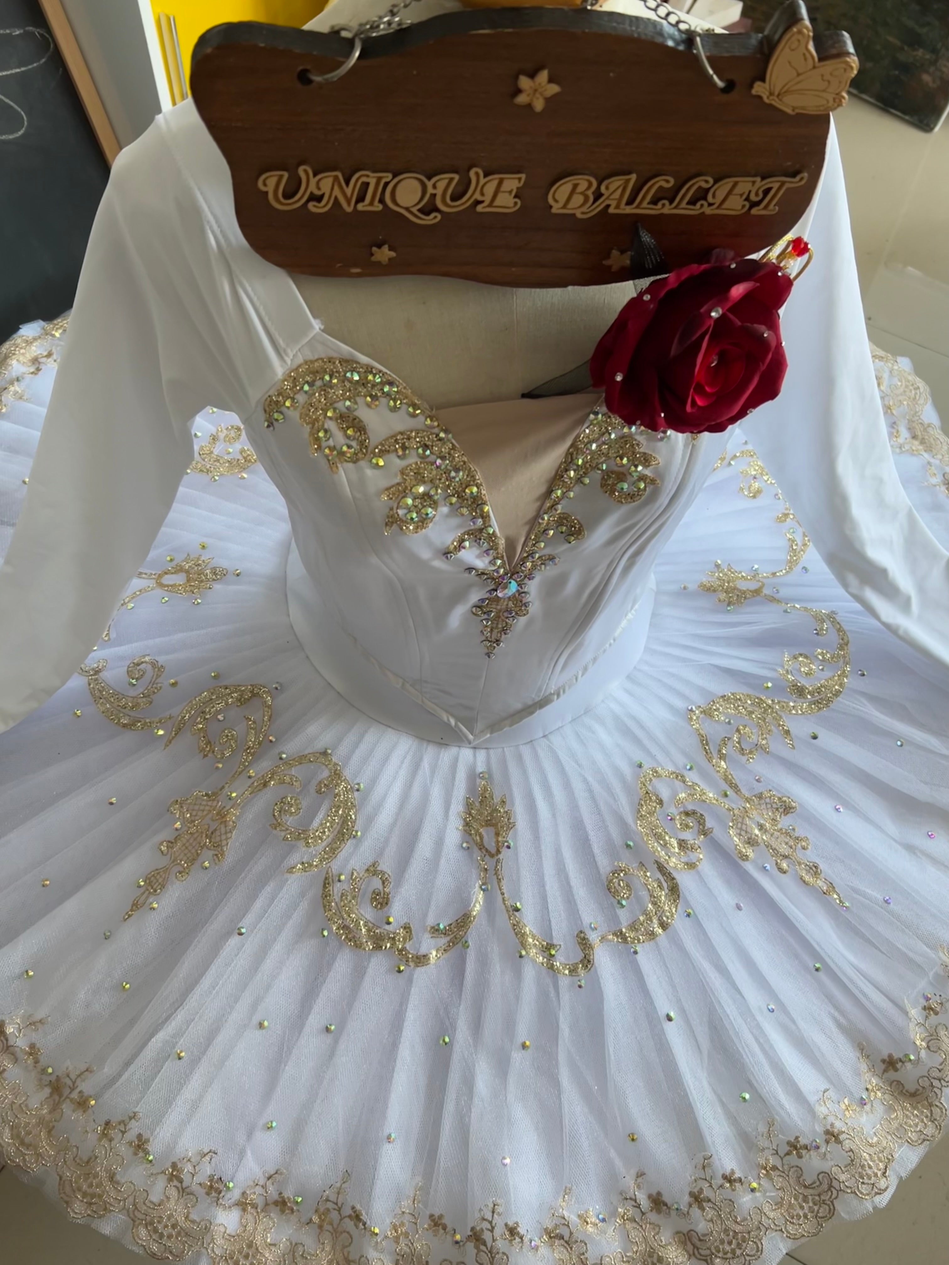 Professional Don Quixote Ballet Classical Tutu Costume White Kitri Wedding Sugar Plum Fairy Sleeping Beauty Aurora Variation Ballet Stage Costume