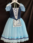 Professional Navy Blue Royal Blue Giselle Romantic Ballet TuTu Long Dress Peasant Costume- RYLBLUTUGSL