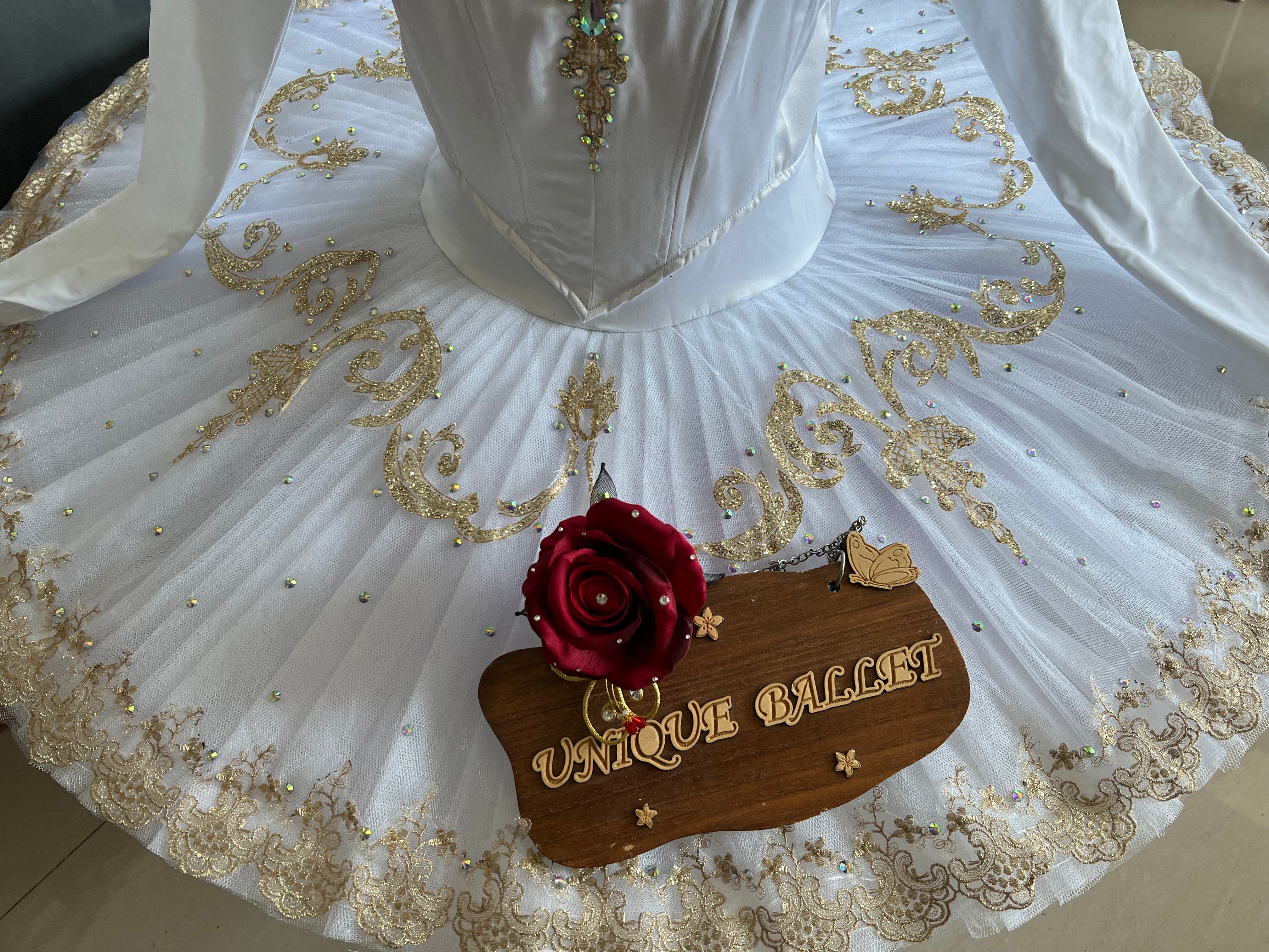 **Sample Discount** Professional Don Quixote Ballet Classical Tutu Costume White Kitri Wedding Sugar Plum Fairy Sleeping Beauty Aurora Variation Ballet Stage Costume