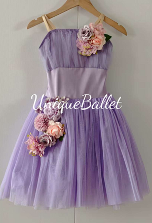 Don Quixote The Dream Forest  Kingdom of the Dryads Nutcracker Waltz of the flowers Lilac Light Purple Romantic Pull On Style Ballet Corps Bell TuTu Costume- RYLLLCDRYD
