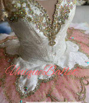High-end French Style Professional Sugar Plumy Fairy Sleeping Beauty Princess Aurora Classical Ballet TuTu Costume YAGP