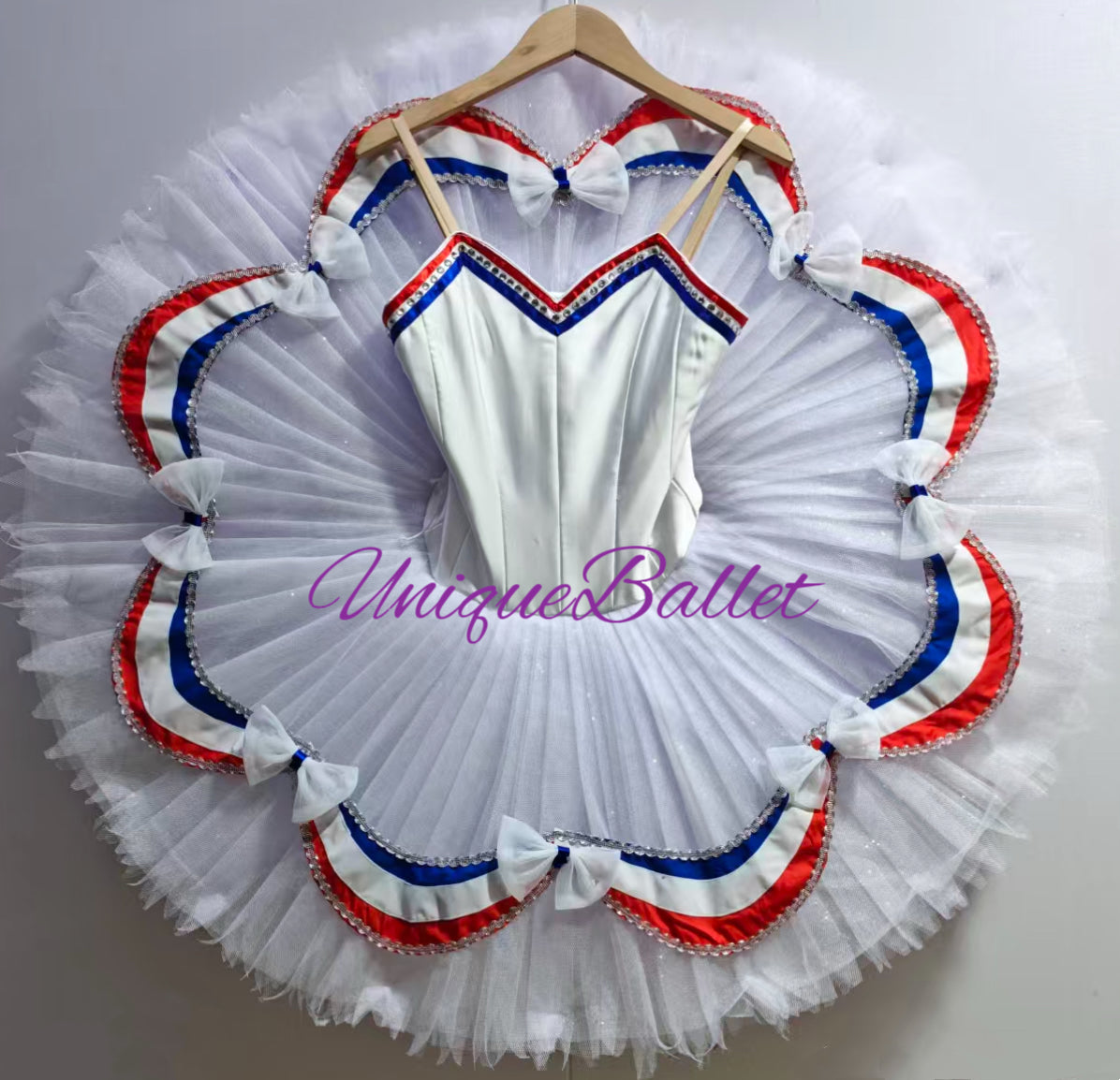 New Professional The Flames of Paris Classical Ballet TuTu Costume With Hooks YAGP Stage Costume