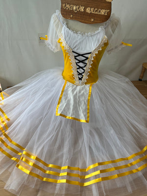 Giselle Romantic Ballet TuTu Costume Royal Blue Green Red Yellow Long Peasant Ballet Dress -RYLGSL01