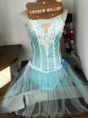 Blue Dewdrop Nutcracker Lyrical Ballet Costume Modern Ballet Dress Stage Wear -YLLDEWBLU