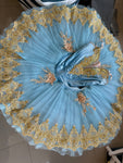 **Sample Discount** Cost-Effective Professional Light Blue Princess Blue bird La Esmeralda Le Corsaire Classical Ballet TuTu Costume Adult Size