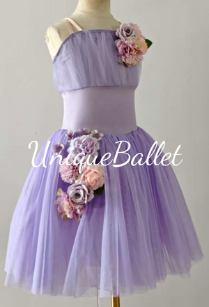 Don Quixote The Dream Forest  Kingdom of the Dryads Nutcracker Waltz of the flowers Lilac Light Purple Romantic Pull On Style Ballet Corps Bell TuTu Costume- RYLLLCDRYD