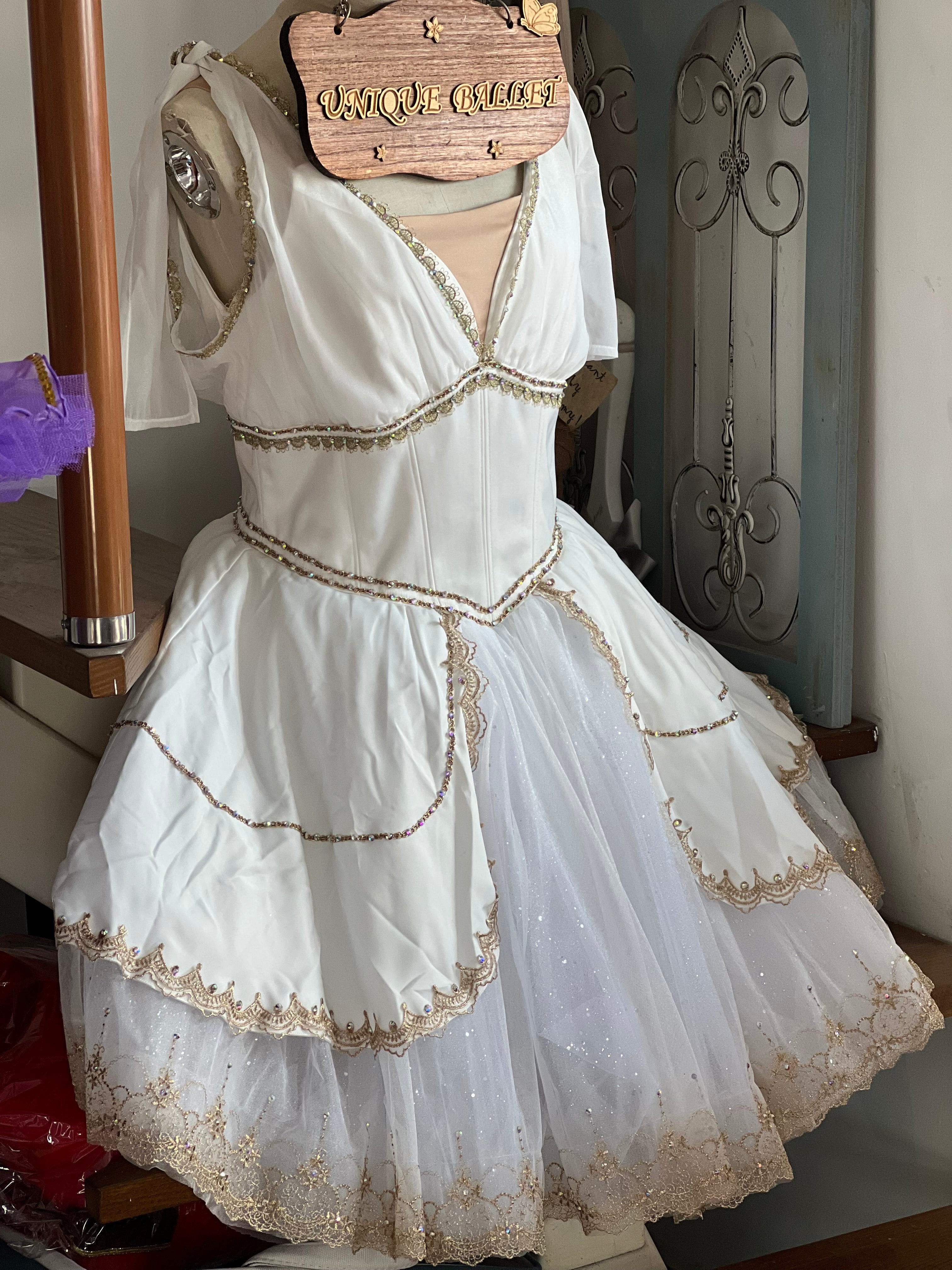 Professional Awakening of Flora Romantic Goddess of Youth Grecian Style Ballet TuTu Costume Romantic Tutu Dress-RDFGODEYTHFTW