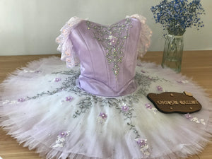 Professional Lilac Fairy Gradient Classic Ballet Costume Stage Platter Tutu YAGP Costume With Hooks