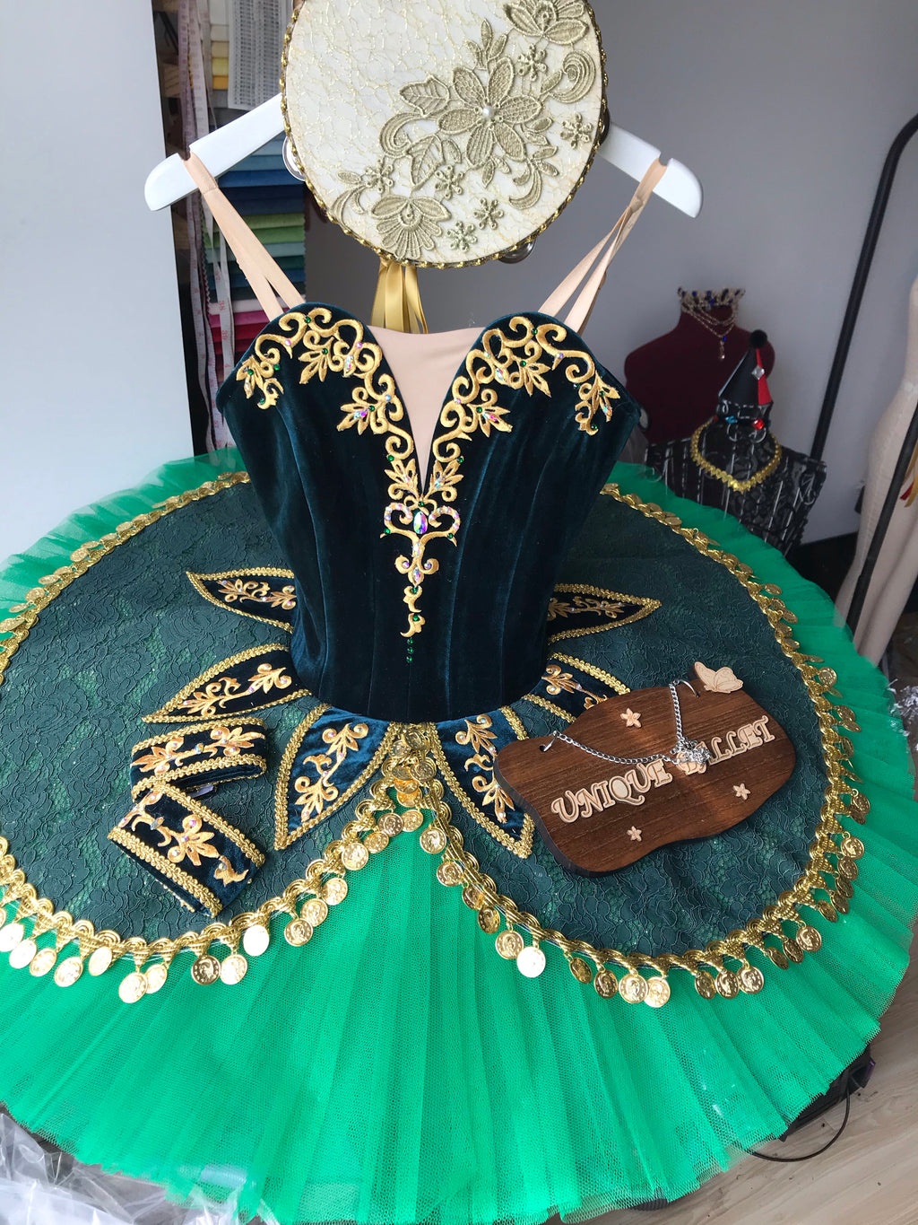 Classical Ballet Costume (Professional) Tagged "Green Tutu" UniqueBallet Classical Ballet Costume (Professional) Tagged "Green Tutu" UniqueBallet