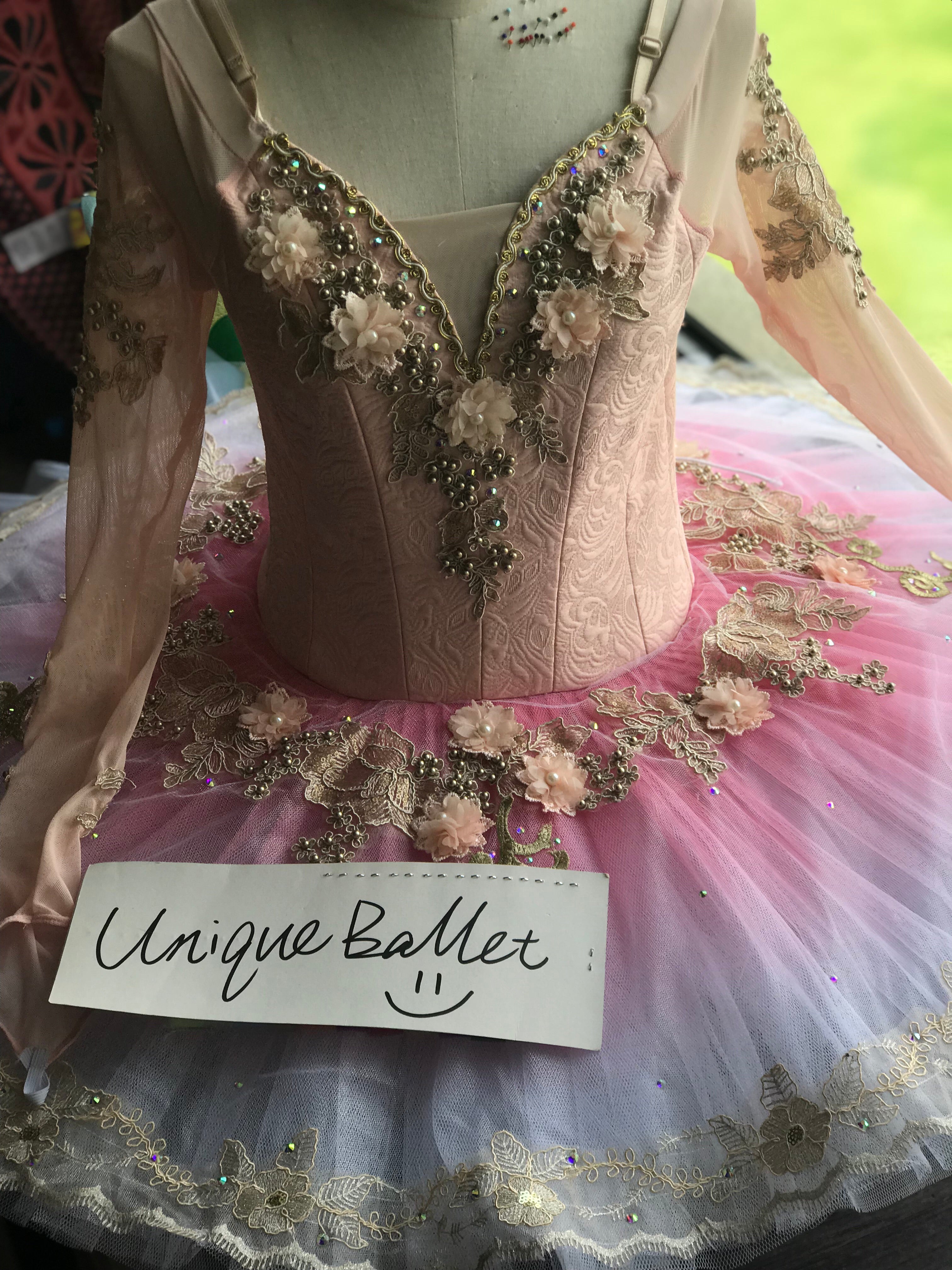 Professional Nutcracker Sugar Plum Fairy Ballet Costume Pink Long Slee UniqueBallet Professional Nutcracker Sugar Plum Fairy Ballet Costume Pink Long Slee UniqueBallet