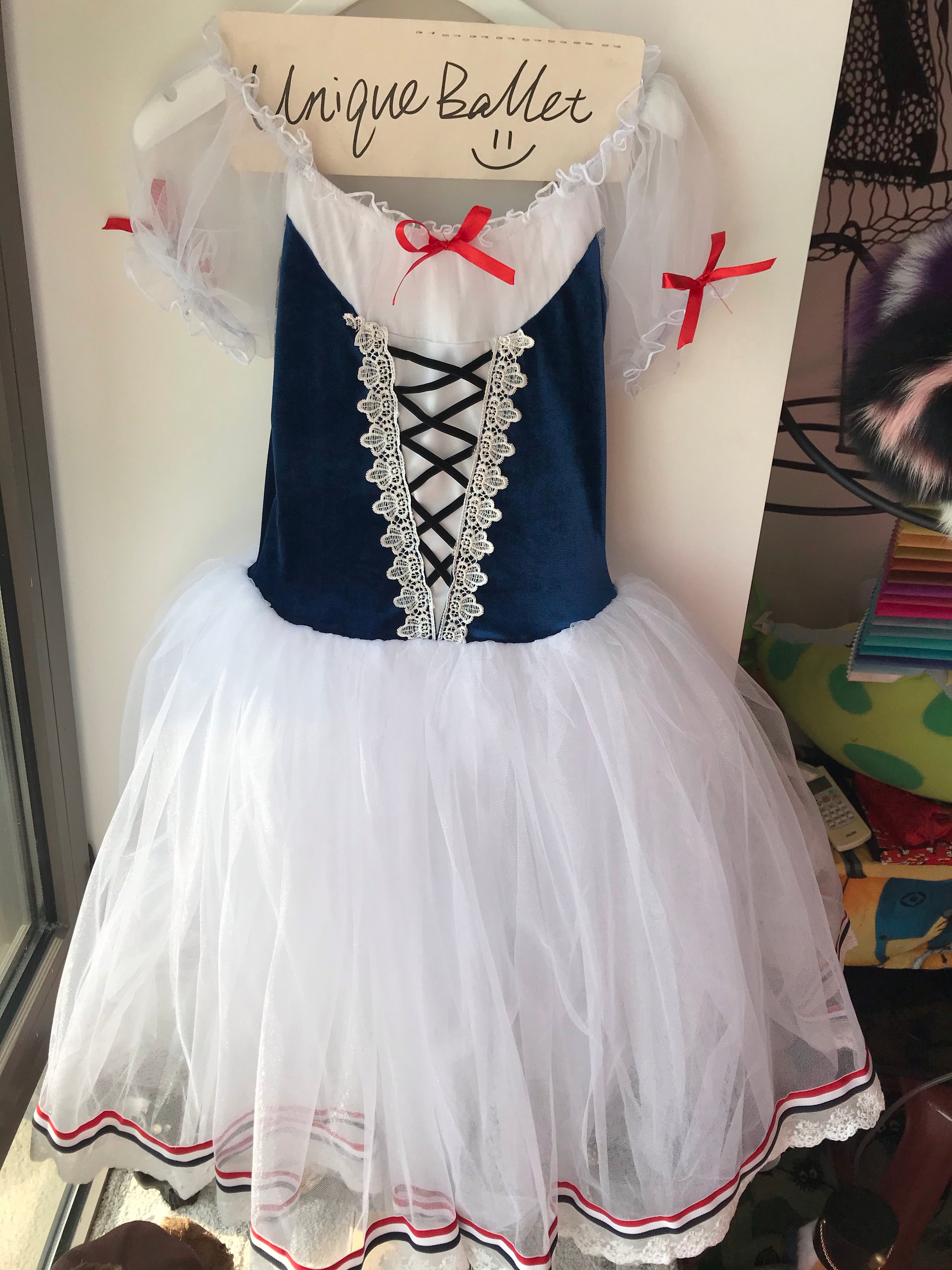 Pull On Style The Flame Of Paris Romantic Ballet TuTu Costume Navy Blu UniqueBallet Pull On Style The Flame Of Paris Romantic Ballet TuTu Costume Navy Blu UniqueBallet