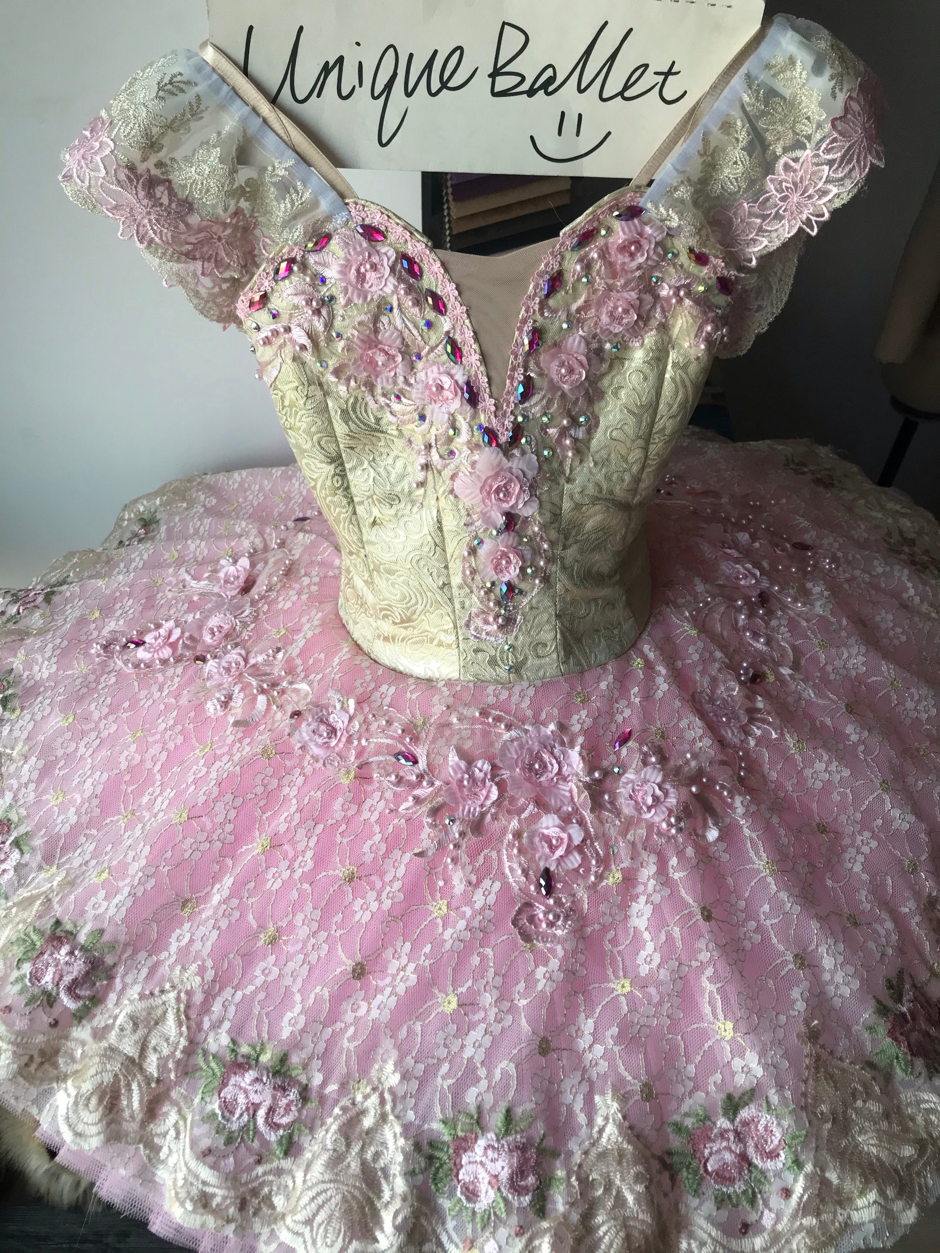 Professional Pink Sleeping Beauty Princess Aurora Classical Ballet TuT –  UniqueBallet
