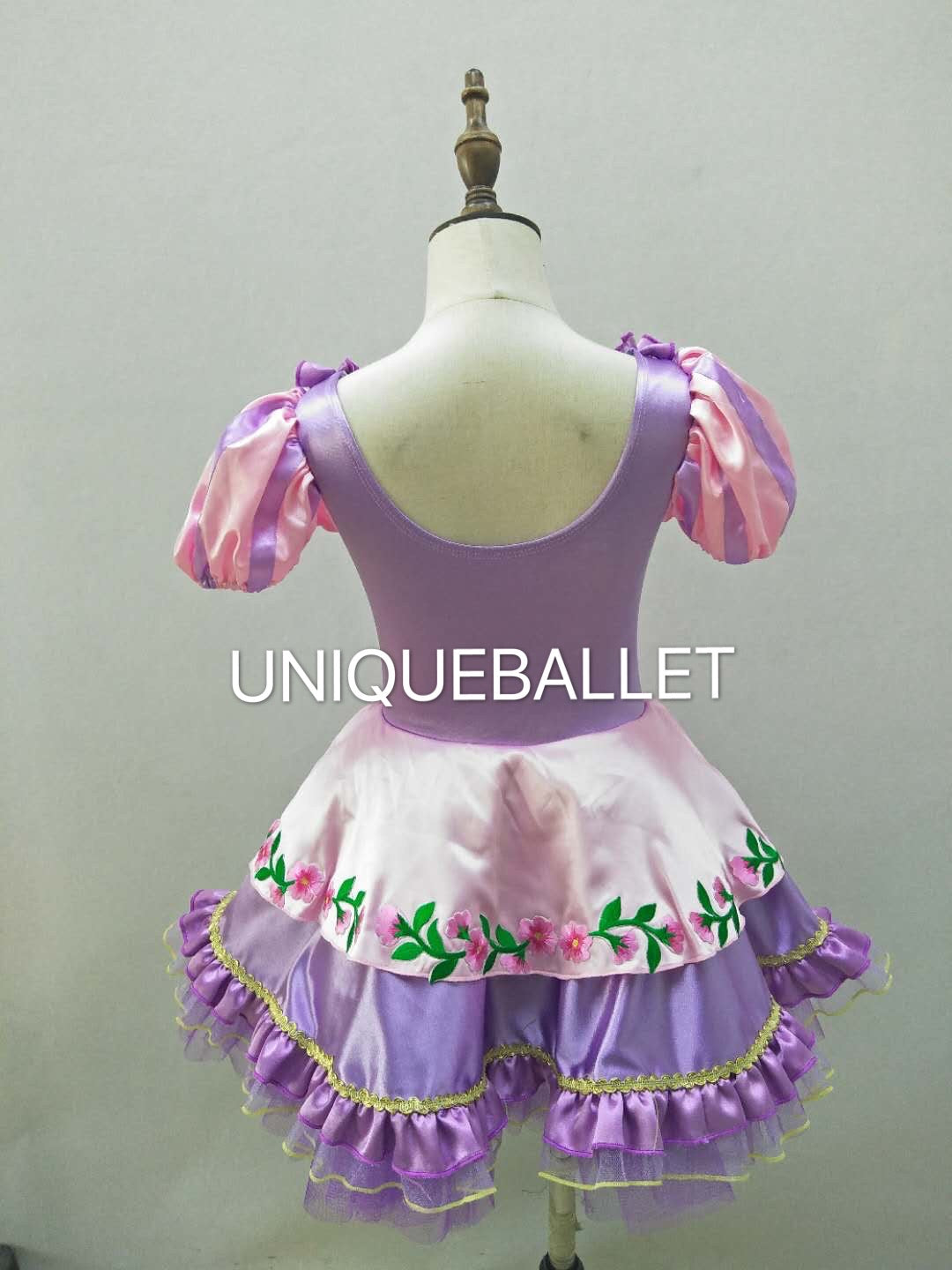 Romantic Ballet TuTu Costume Purple Sophia La Fille Mal Gardée Long Ballet Dress