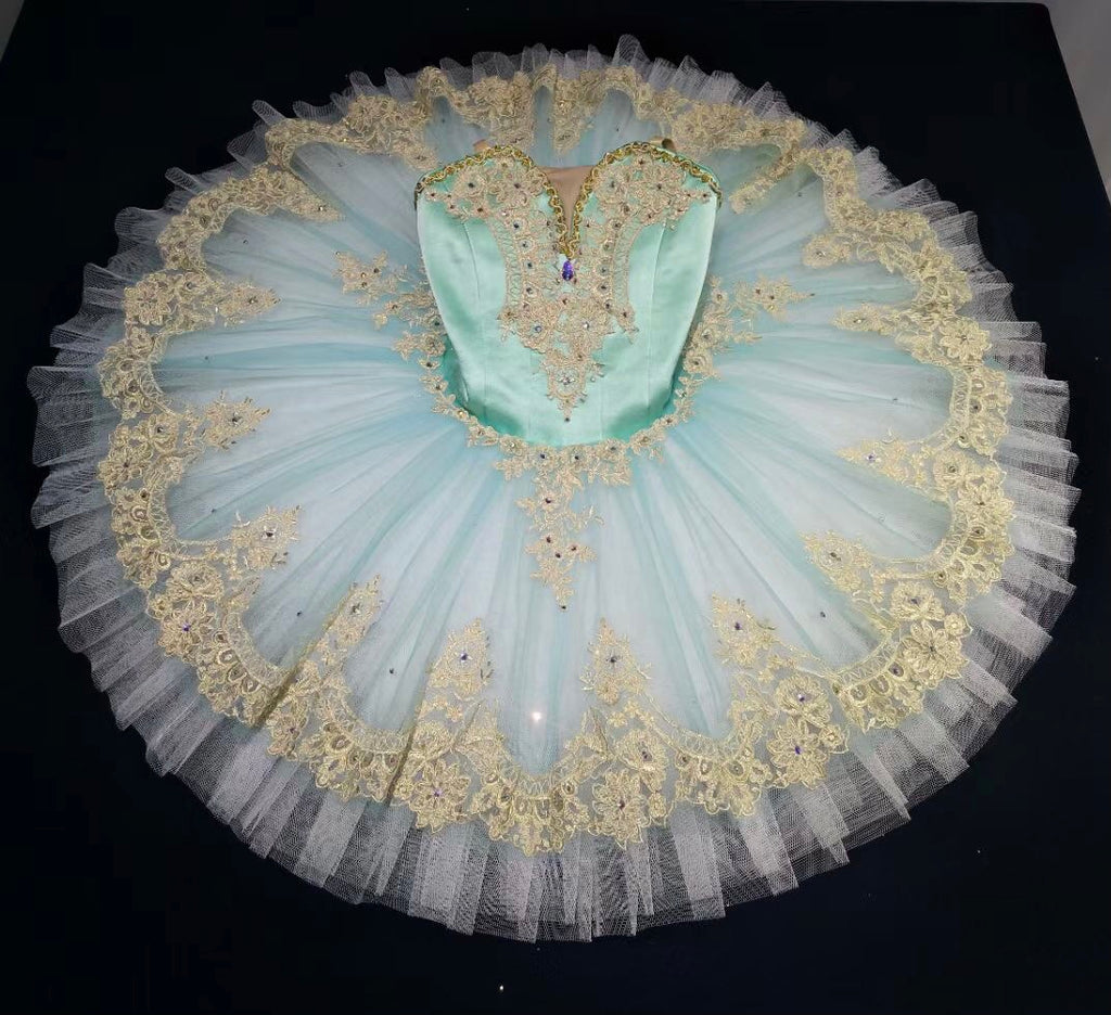Professional Green La Esmeralda Soft Tulle Bell Pancake Ballet TuTu Co –  UniqueBallet