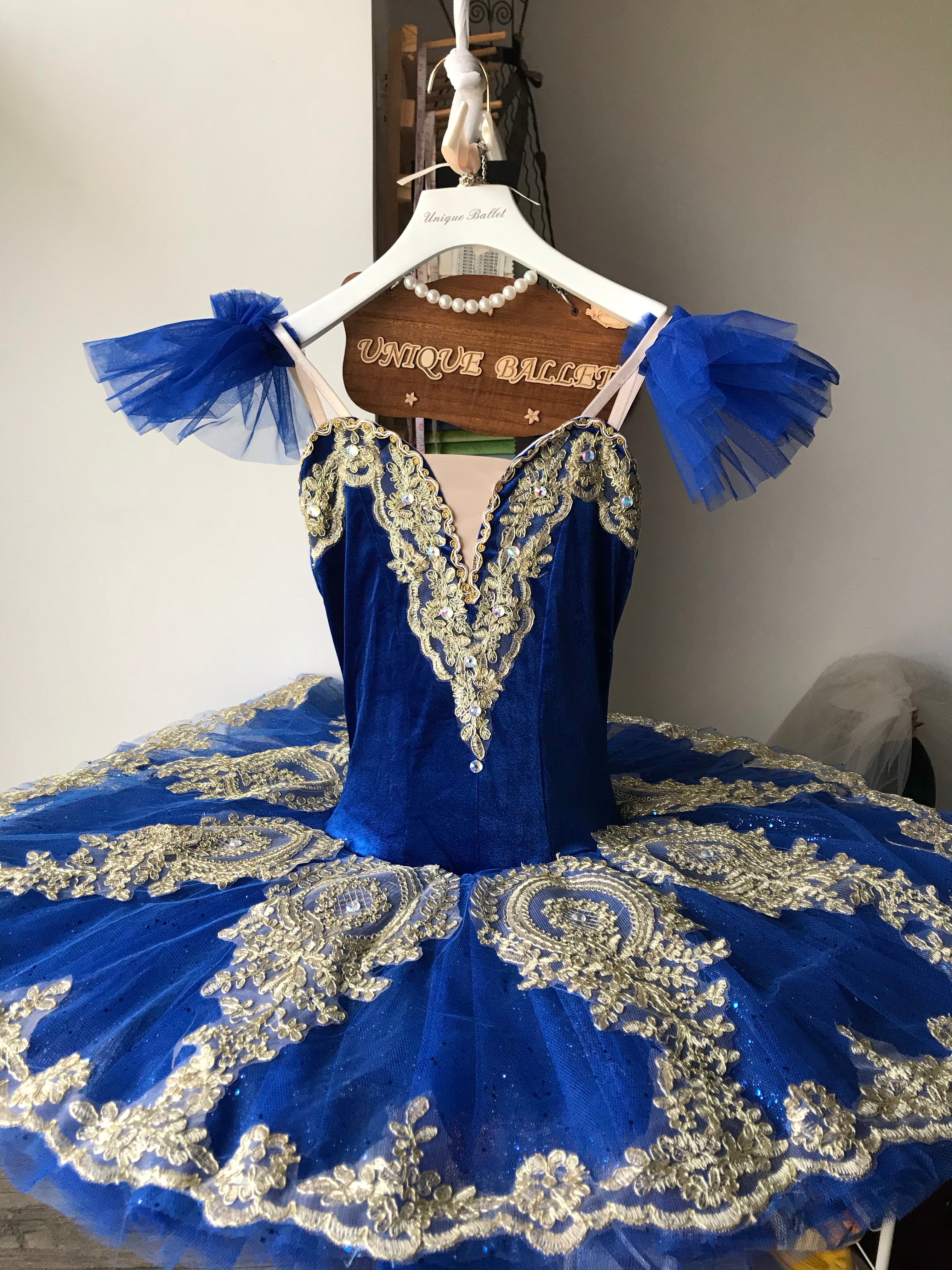 Cost Effective Pull On Style Royal Blue Classical Platter TuTu Costume Blue Bird Princess Florine Pharo's Daughter Stage Dancewear