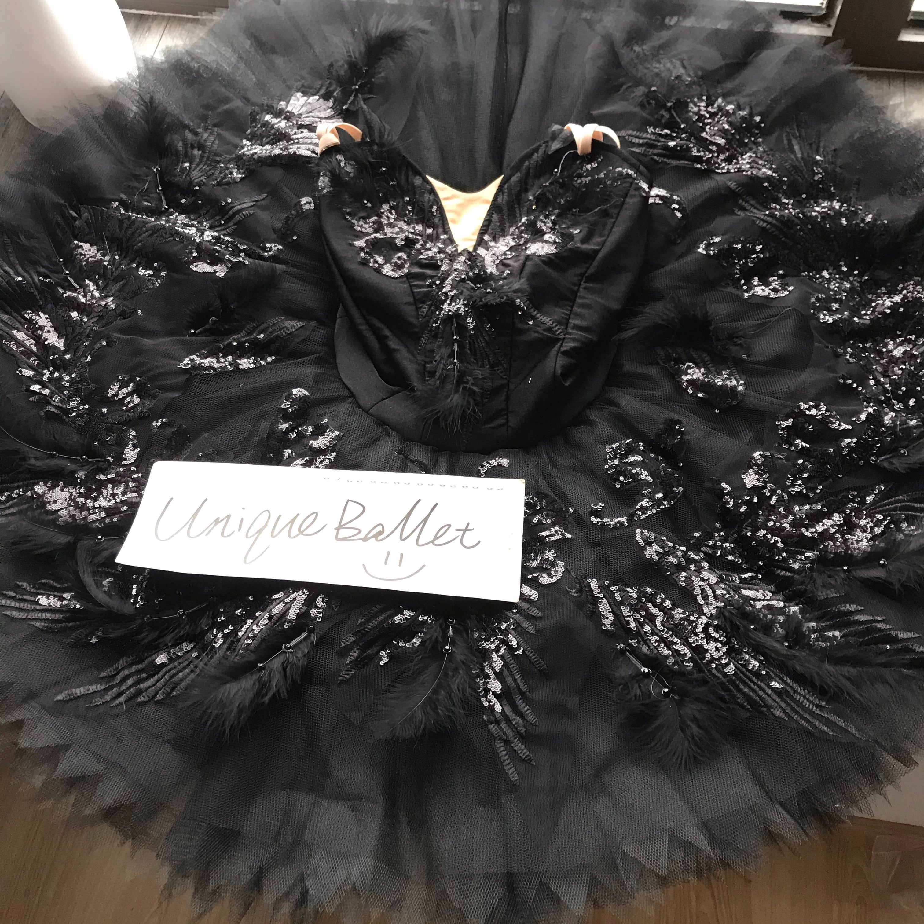 Professional Swan Lake Odile Classic Ballet Costume Black Swan Ballet UniqueBallet Professional Swan Lake Odile Classic Ballet Costume Black Swan Ballet UniqueBallet