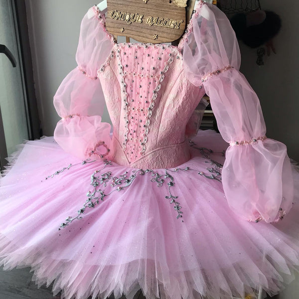 トップス ballerina fairy tulle peplum tops pink Ballerina