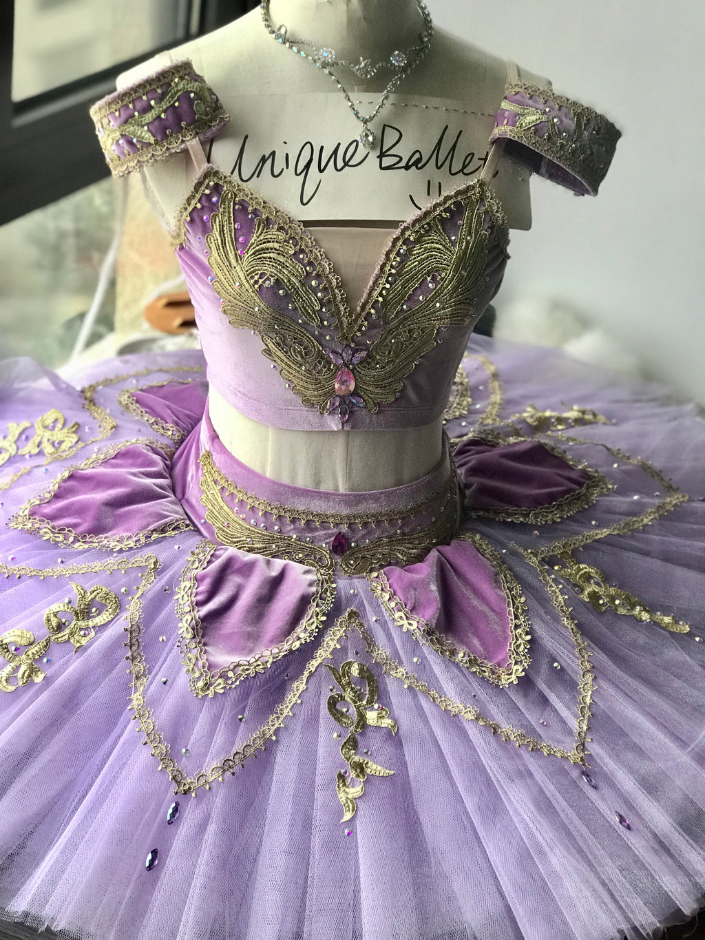 purple ballet tutu dress Giselle Romantic Ballet TuTu Costume Lilac Purple La Fille Mal Garde UniqueBallet