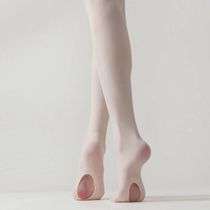 Professional Ballet Stockings White Skin Color Long Socks