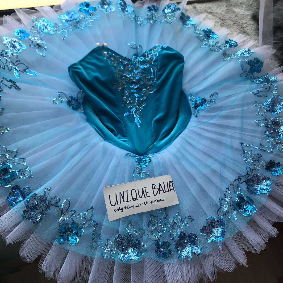 Cost-Effective Blue Bird Sky Blue Classic Ballet TuTu Costume Stage Tu ...