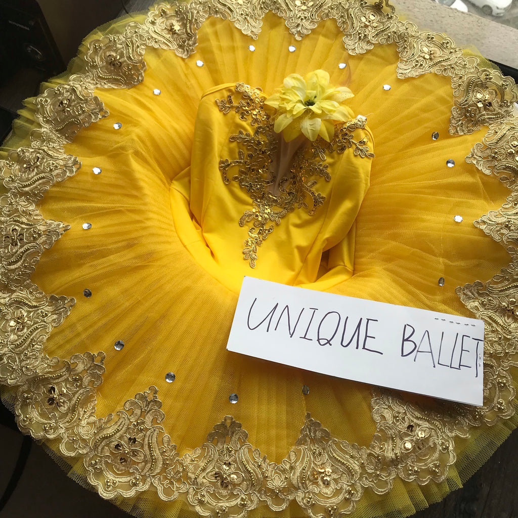 Classical Ballet Costume (Professional) Tagged "Yellow Tutu" UniqueBallet Classical Ballet Costume (Professional) Tagged "Yellow Tutu" UniqueBallet